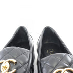 Chanel Loafers Quilted Turnlock Lambskin — view 8