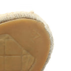 Chanel CC Logo Espadrilles Slip on Leather Shoes — view 7