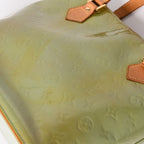 Louis Vuitton Monogram Vernis Houston Green Handbag Gold — view 6