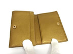 Loewe Card Case Anagram Gold Leather — view 3