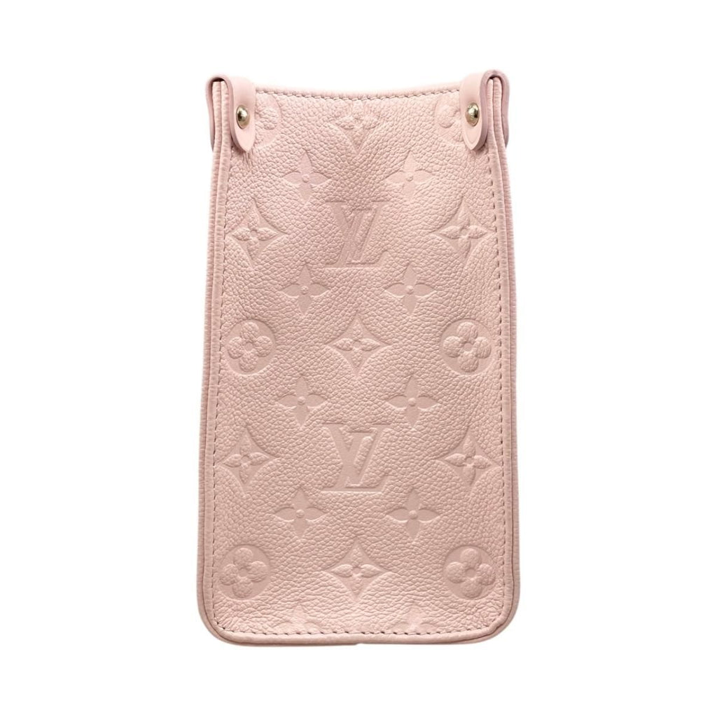 Louis Vuitton Shoulder Bag On The Go PM Monogram Empreinte Pink Pearl — view 3