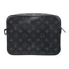 Louis Vuitton Shoulder Bag Steamer Messenger Monogram Eclipse Black — view 2