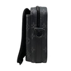 Louis Vuitton Shoulder Bag Steamer Messenger Monogram Eclipse Black — view 3