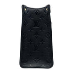 Louis Vuitton Shoulder Bag On The Go PM Monogram Empreinte Noir Black — view 4