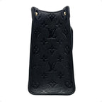 Louis Vuitton Shoulder Bag On The Go PM Monogram Empreinte Noir Black — view 3