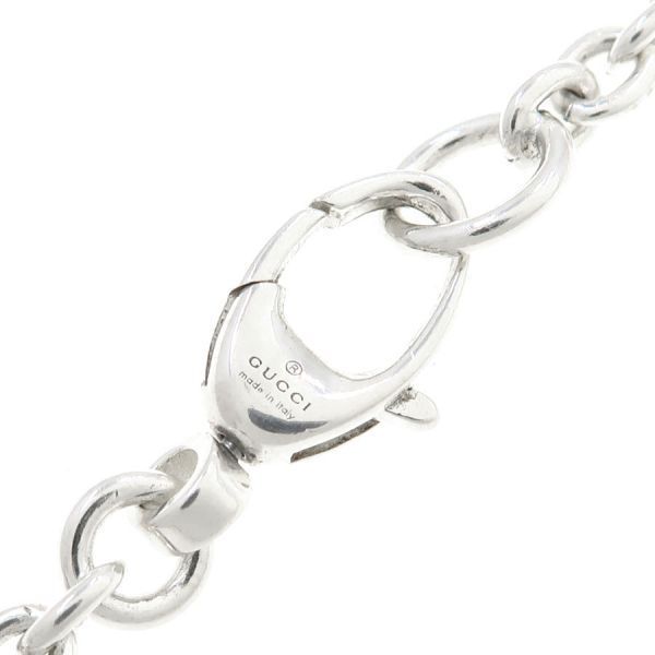 Gucci Interlocking Necklace Silver — view 4