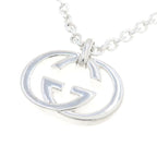 Gucci Interlocking Necklace Silver — view 2