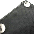Gucci GG Pattern Shoulder Bag Black Corner — view 6