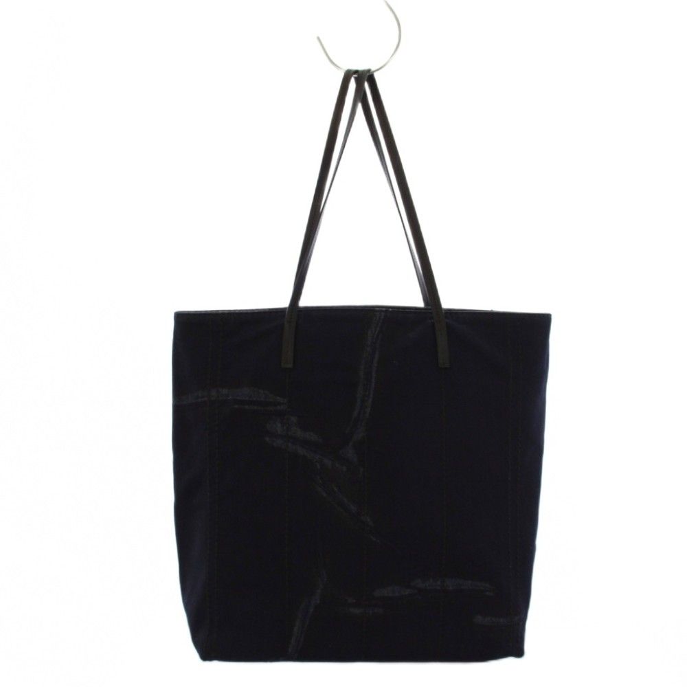 Prada Denim Tote Logo Navy KH — view 2