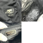 Prada Tote Logo Car Motif Nylon Black — view 9