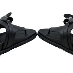 Hermes Sandals Empir 37 Kelly Buckle Leather Black Silver — view 7