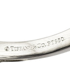 Tiffany & Co Flat Band Ring Platinum Diamond — view 7