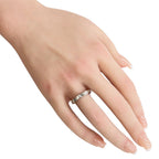 Tiffany & Co Flat Band Ring Platinum Diamond — view 2