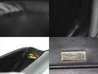 Dior Leather Shoulder Bag Pochette Black — view 9