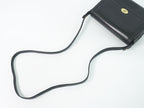 Gucci Vintage Shoulder Bag Pochette Leather Navy — view 4