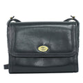 Gucci Vintage Shoulder Bag Pochette Leather Navy