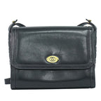 Gucci Vintage Shoulder Bag Pochette Leather Navy