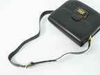 Celine Carriage Shoulder Bag Leather Black — view 4