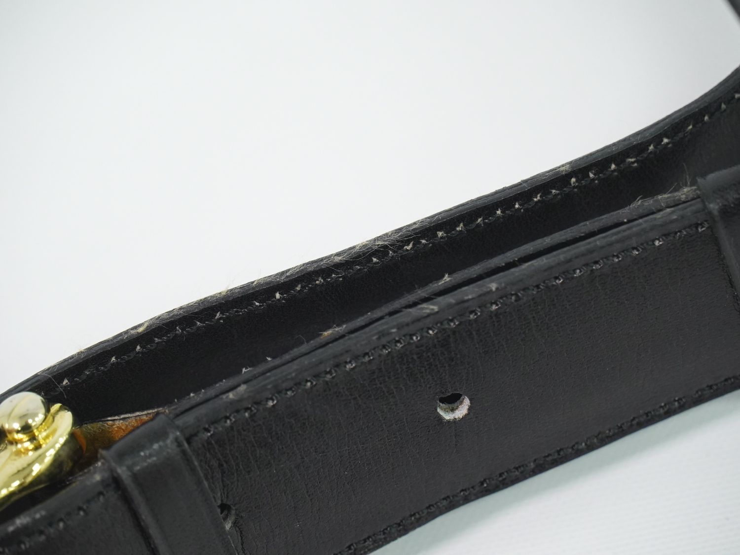 Celine Carriage Shoulder Bag Leather Black — view 5