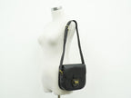 Celine Carriage Shoulder Bag Leather Black — view 6