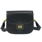 Celine Carriage Shoulder Bag Leather Black