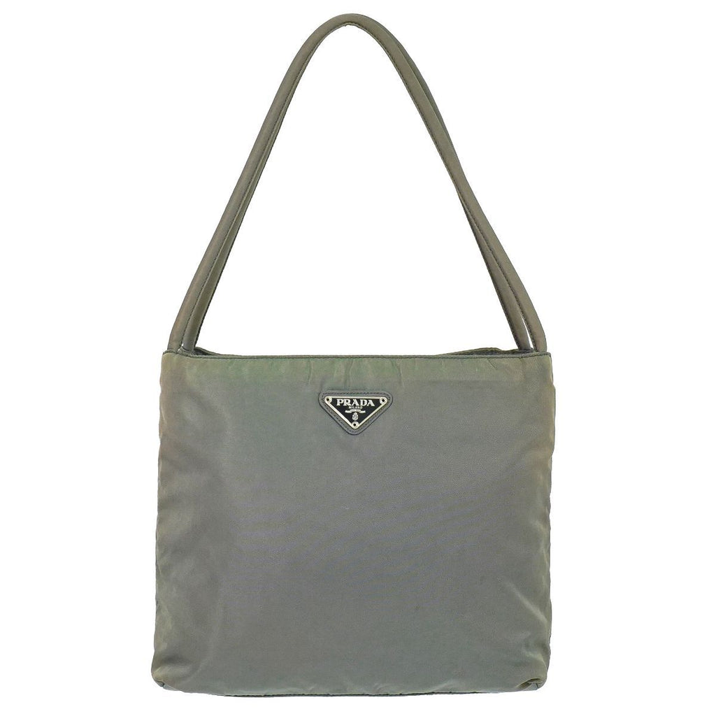 Prada Nylon Tote Khaki