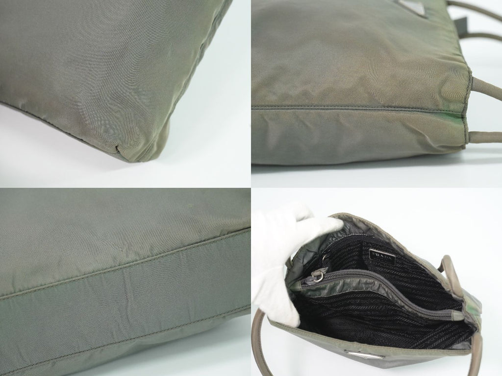 Prada Nylon Tote Khaki — view 8