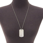 Gucci Dog Tag Ball Chain 925 Sterling Silver Necklace — view 2