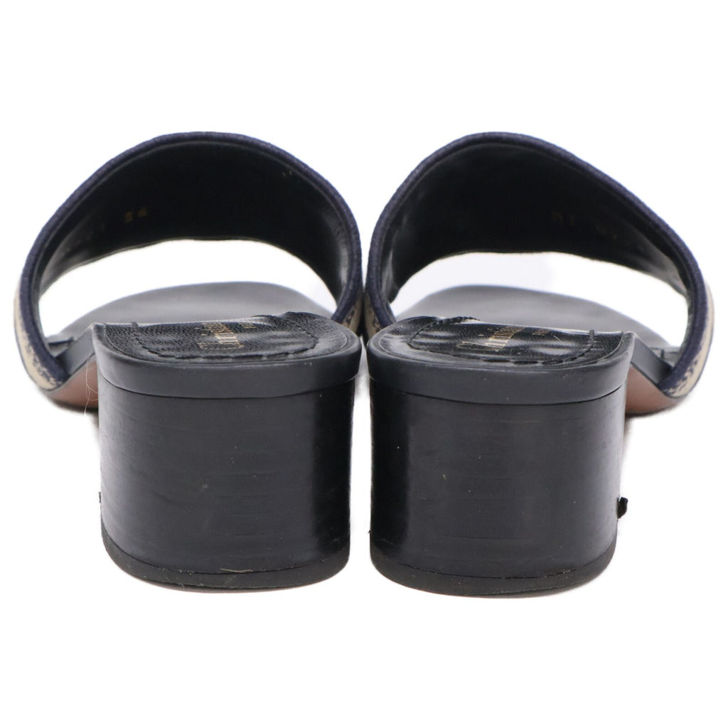 Dior Dway Logo Embroidery Heels — view 4
