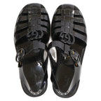 Gucci GG Marmont Rubber Gurkha Sandals — view 6