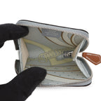Hermes Coin Case Azap Compact Mini Silk in Gris Perle Silver Epsom — view 4