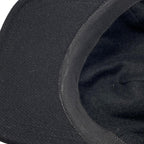 Prada Hat Logo Embroidery Baseball Cap M Wool Black — view 8