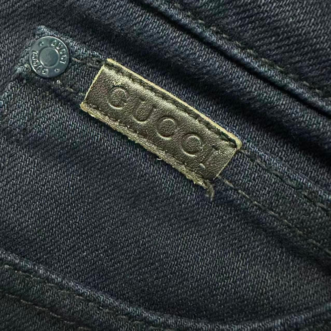 Gucci Boots Cut Denim Pants Navy — view 5