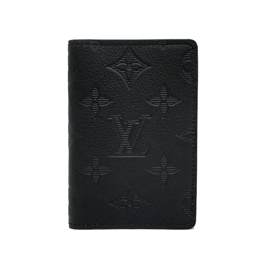 Louis Vuitton Card Case Organizer de Poche Black Monogram Shadow Holder
