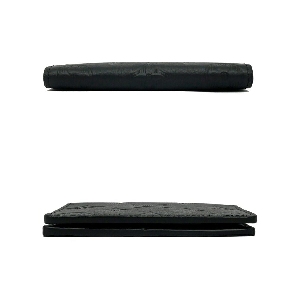 Louis Vuitton Card Case Organizer de Poche Black Monogram Shadow Holder — view 3