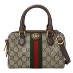 Gucci 2-Way Shoulder Bag Ophidia GG Supreme Beige Brown Small