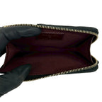 Chanel Box and Seal Fragment Case Quilted CC Logo Caviar Leather Coin Black — view 9