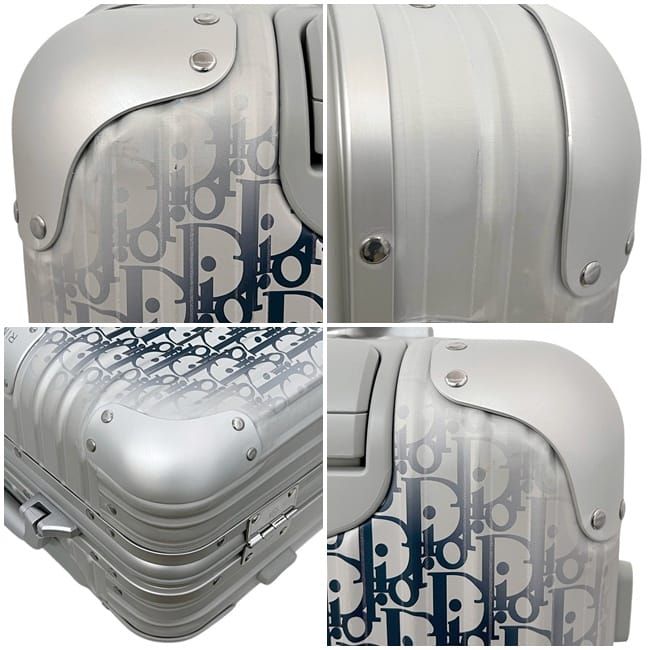 Dior Rimowa Suitcase Cabin Silver Navy Indigo Oblique 925.90 Carry Case 4 — view 6