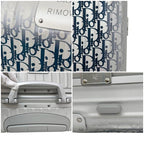 Dior Rimowa Suitcase Cabin Silver Navy Indigo Oblique 925.90 Carry Case 4 — view 7
