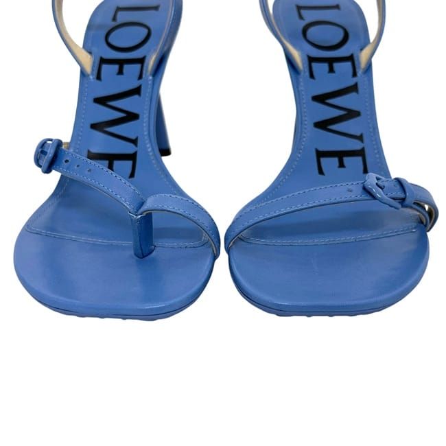 Loewe Sandals Light Blue Leather — view 3