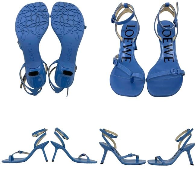 Loewe Sandals Light Blue Leather — view 2