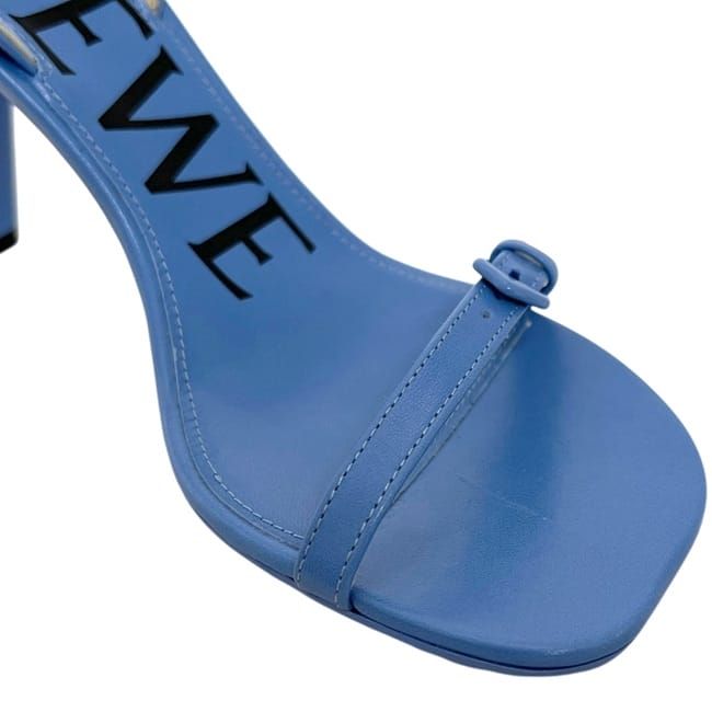 Loewe Sandals Light Blue Leather — view 5