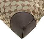 Gucci Shoulder Bag Beige Brown GG Canvas — view 8