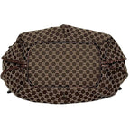 Celine Tote Bittersweet Brown Macadam Canvas Leather — view 3