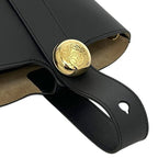 Loewe 2-Way Pebble Bucket Black Shoulder Bag Anagram Leather — view 7