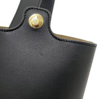 Loewe 2-Way Pebble Bucket Black Shoulder Bag Anagram Leather — view 8
