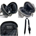 Prada Pouch 2-Way Black Nero Re-Nylon Shoulder Bag Nylon — view 5