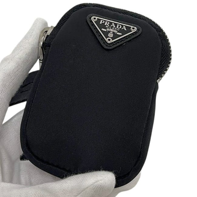 Prada Pouch 2-Way Black Nero Re-Nylon Shoulder Bag Nylon — view 4