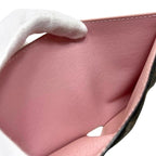 Louis Vuitton Trifold Wallet Portefeuille Victorine Brown Pink Rosevalerine — view 6