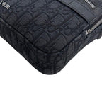 Dior Shoulder Bag Safari Messenger Black Oblique Crossbody Canvas Leather — view 5